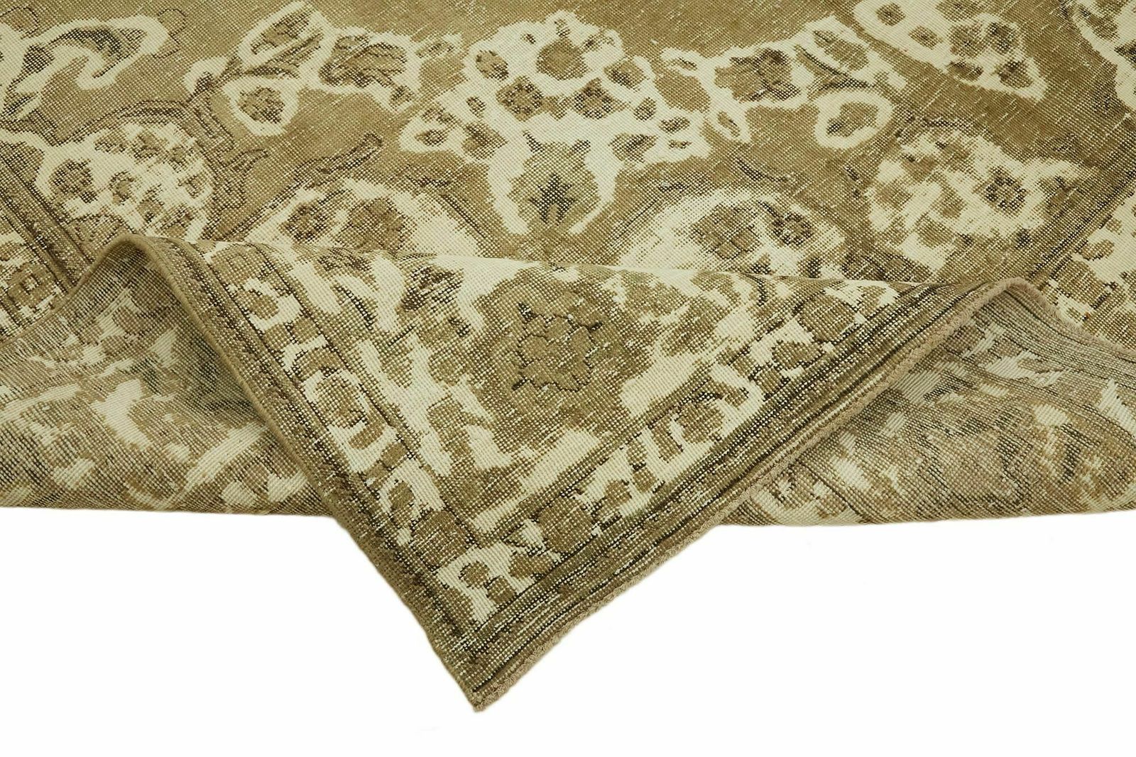 Handmade 1980's Beige Vintage Large Area Rug ( 374 X 286 Cm ) photo vinterior