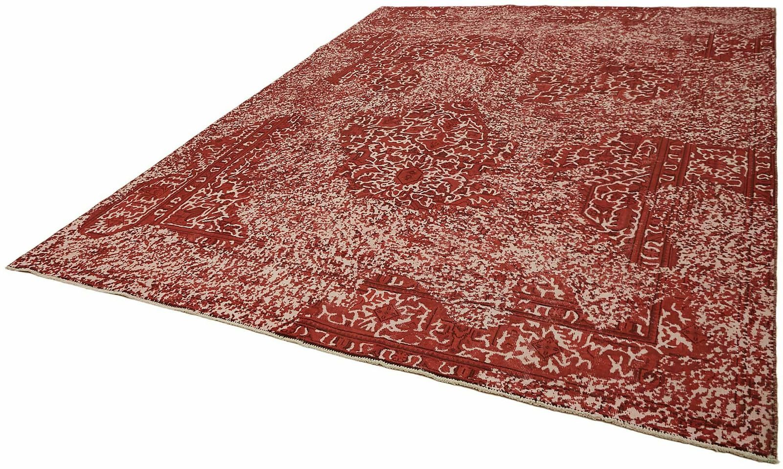 Handmade Red Vintage Large Area Rug, Late 20th Century ( 377 X 285 Cm ) photo for sale