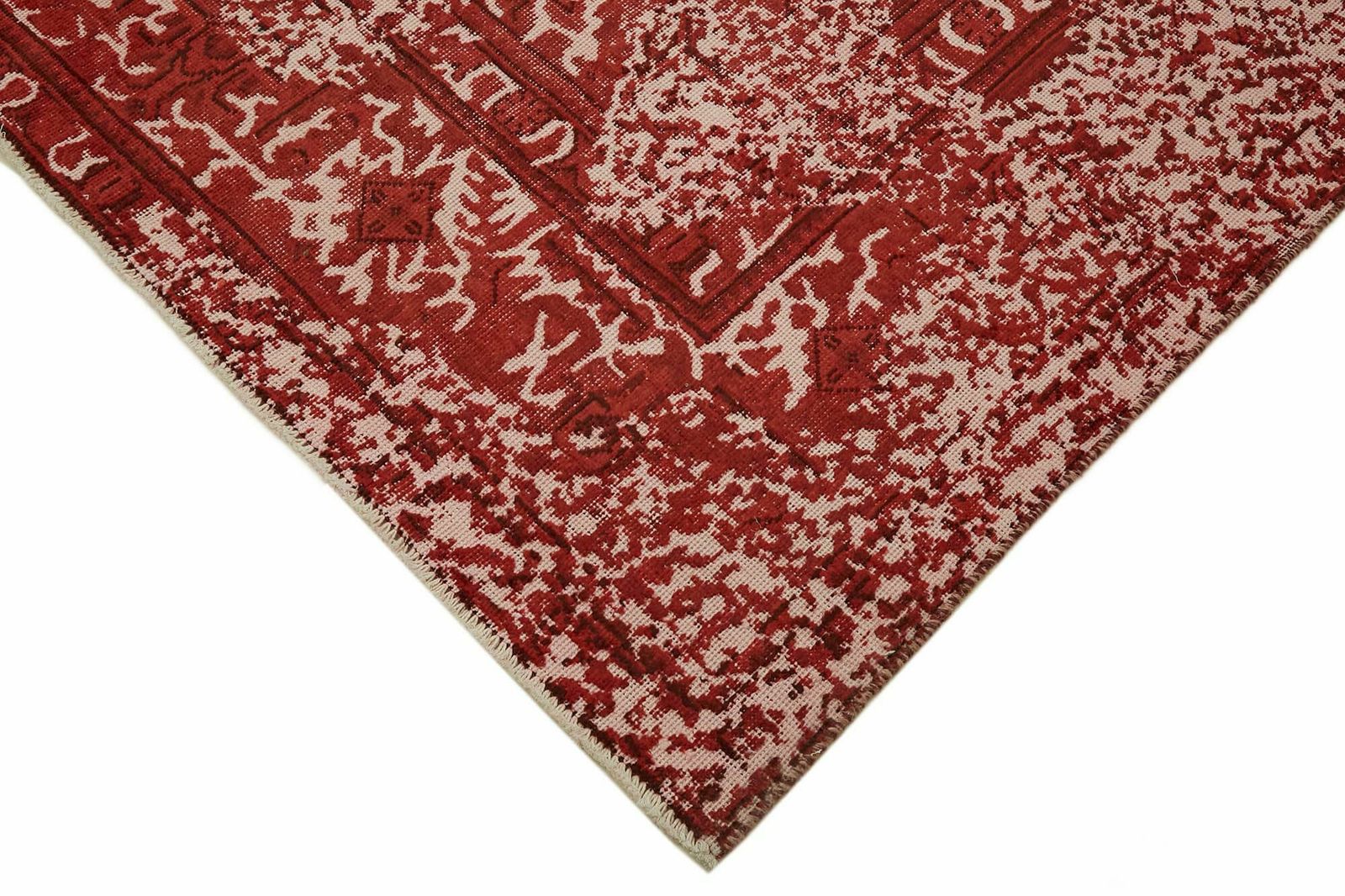 Handmade Red Vintage Large Area Rug, Late 20th Century ( 377 X 285 Cm ) photo Textiles