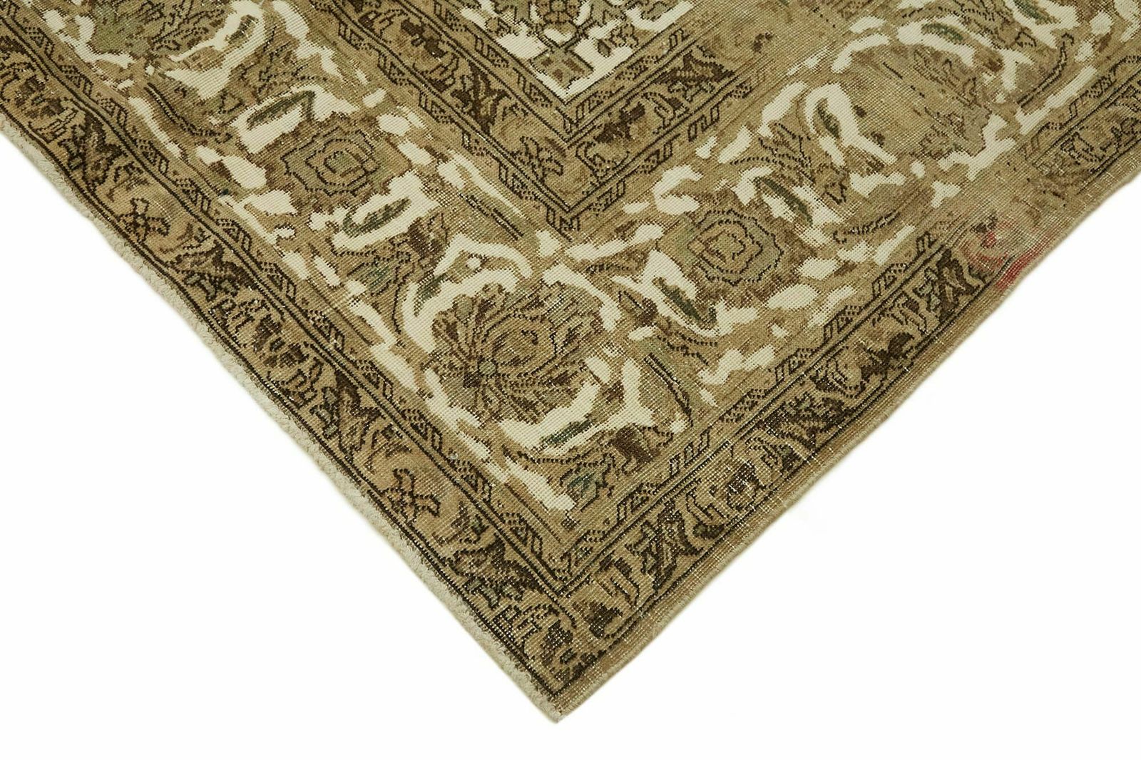 Handmade Decorative Beige Vintage Large Area Rug ( 380 X 284 Cm ) photo Textiles