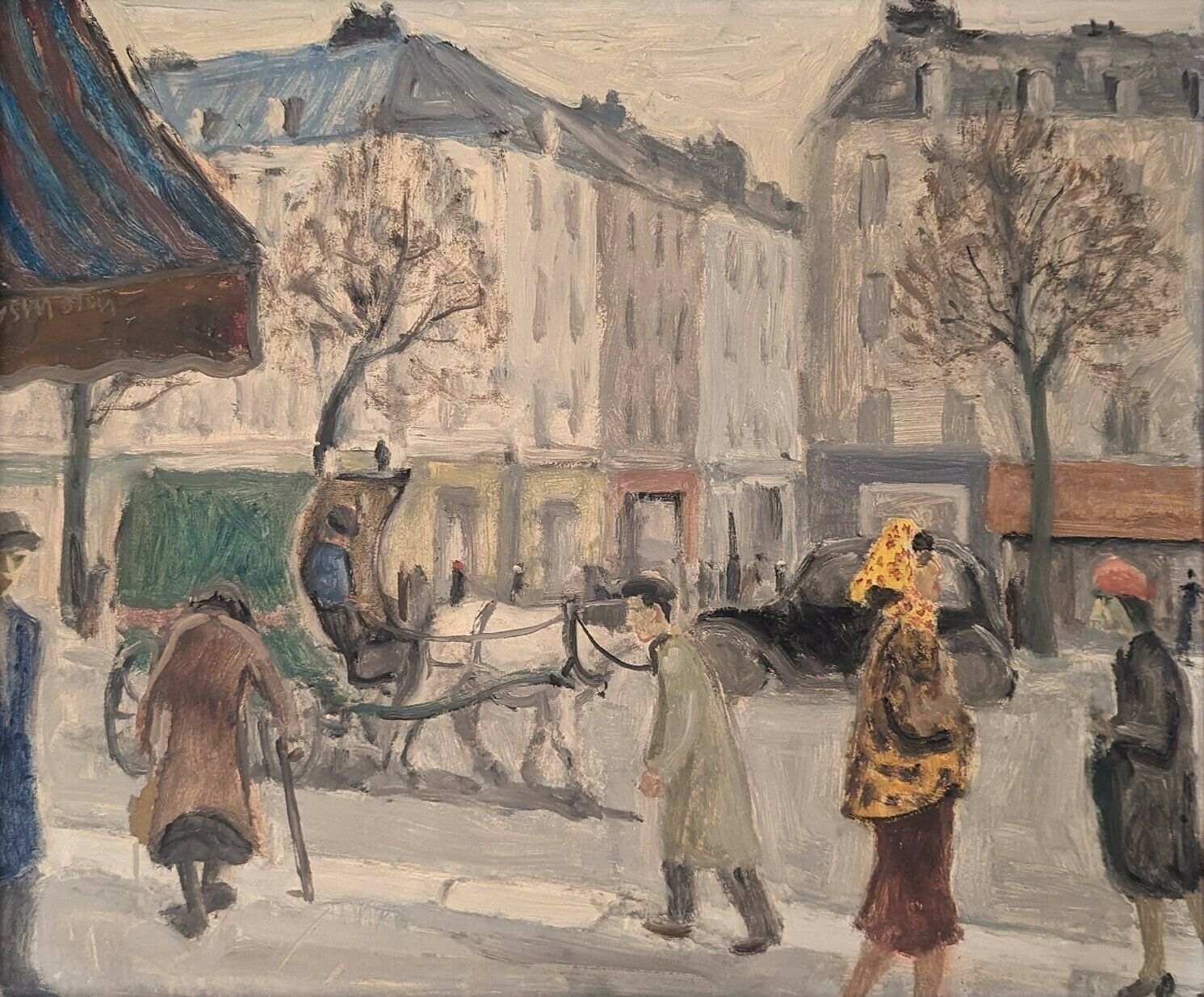 20th Century Swedish School ‘A Busy Continental Street’ photo furniture
