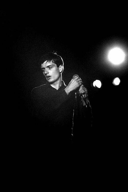 Ian Curtis Performing At Leigh Festival