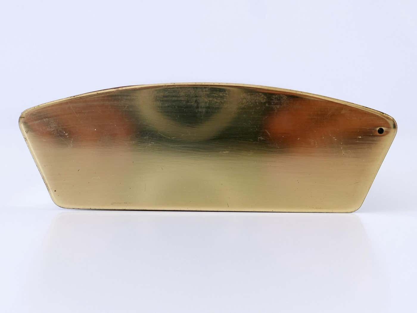 photo for sale Rare Mid Century Modern Teak Cork & Brass Box By Carl Auböck Austria 1950s