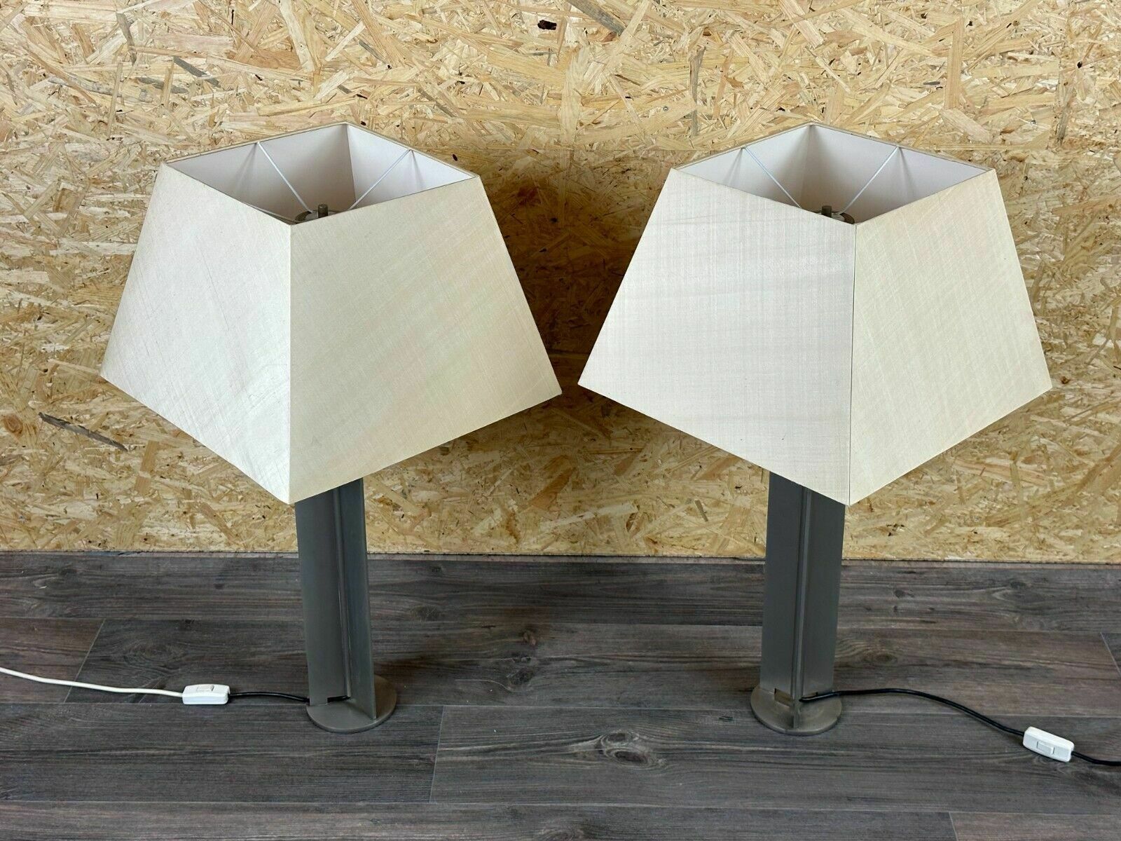 photo buy 2x 60s 70s Xl Table Lamp Table Lamp Aluminum Metal Space Age Design