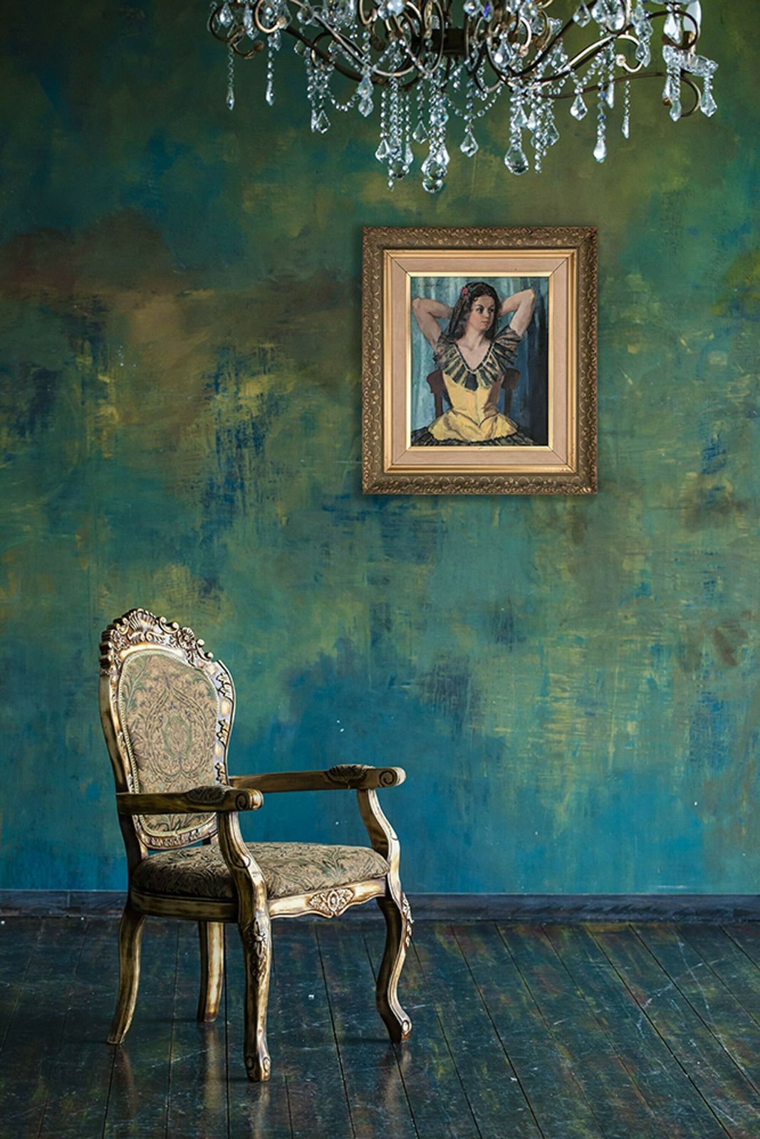 20th Century Swedish School ‘The Yellow Dress’ photo Art