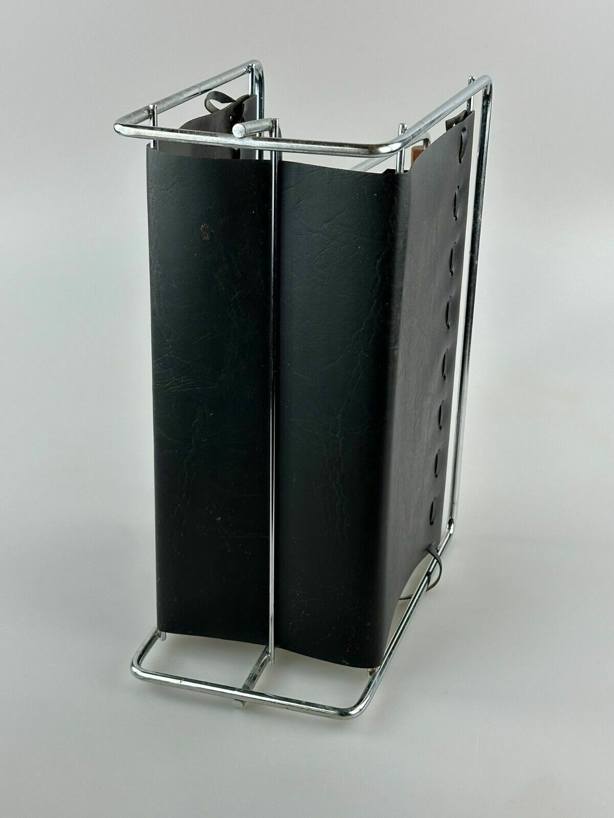 photo buy 60's 70's Newspaper Holder Magazine Racks R Metal Teak Mid Century Design