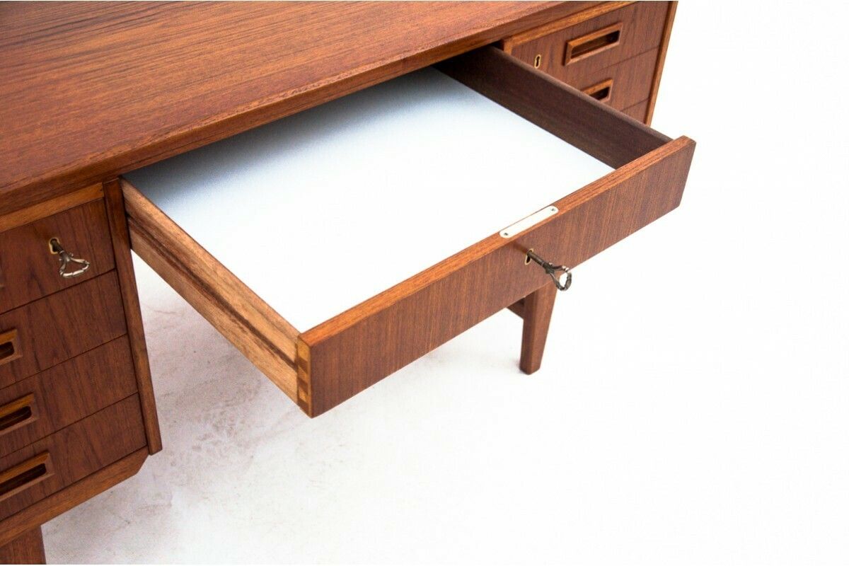 Teak Desk, Denmark, 1960s. After Restoration. photo buy