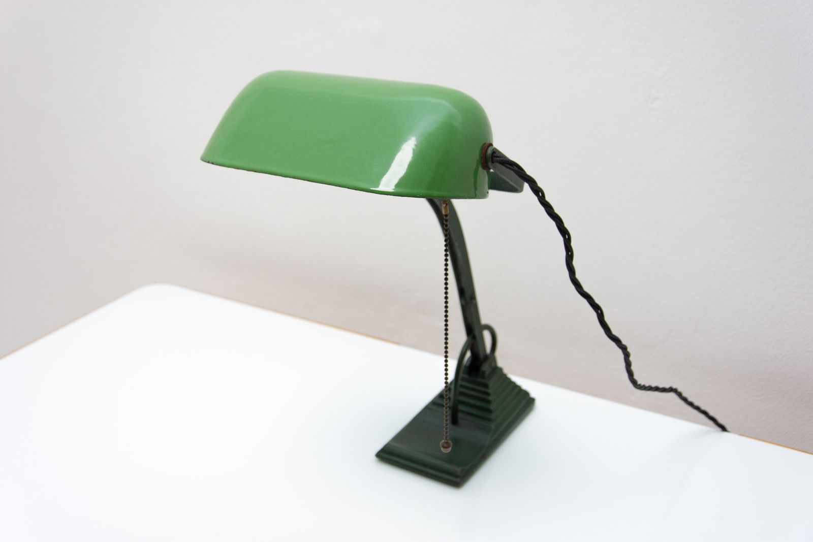 photo buy Art Deco Bankers Lamp, 1930s, Bohemia