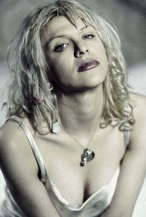 American Singer Songwriter Courtney Love, Lead Vocalist Of American Alternative Rock Group Hole, Photographed Circa Mid 1990s.