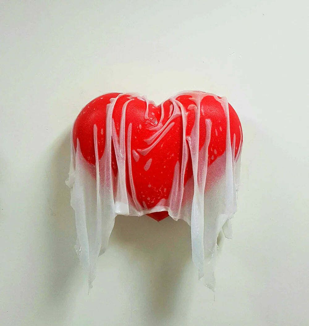Veil Of Tears  Unique Wall Mounted Resin Sculpture photo furniture