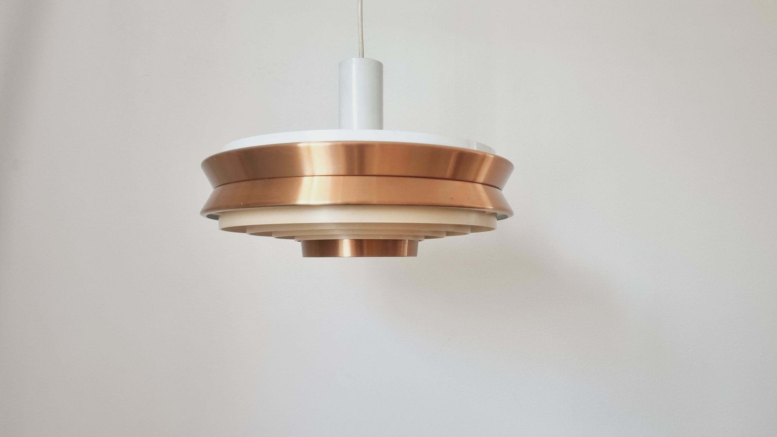 photo vinterior Midcentury Pendant Ufo In Style Of Jo Hammerborg, Denmark, 1970s