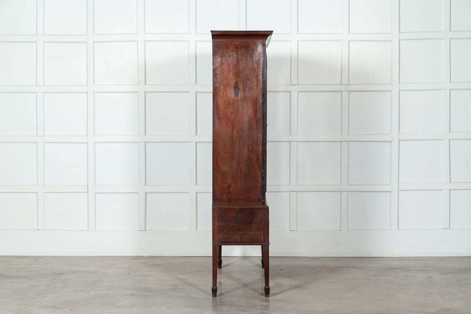 English Mahogany Arched Glazed Dresser Cabinet photo buy