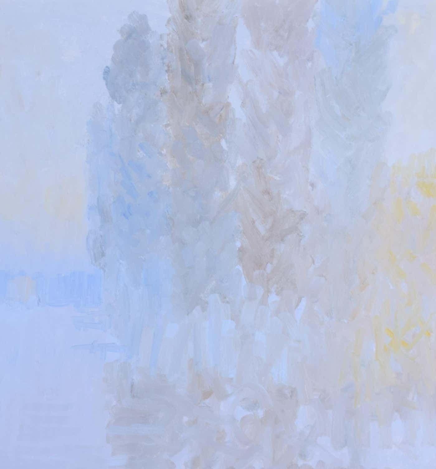 Chiswick Reach, River Thames, London Oil Painting By Bernard Myers photo for sale