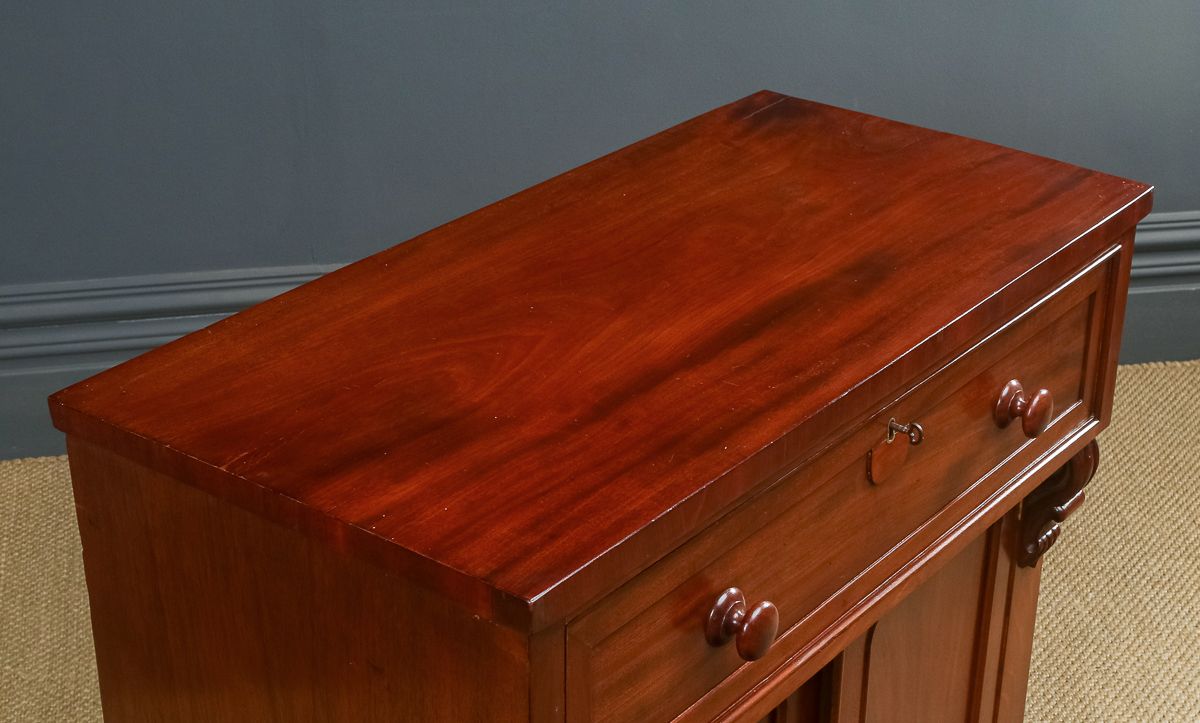 English William IV Mahogany Secretaire Bureau Desk Chiffonier (Circa 1835) photo buy
