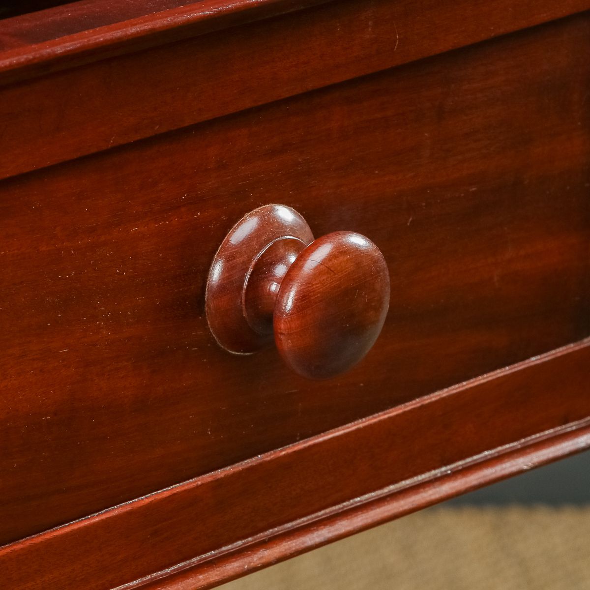 1295.0 English William IV Mahogany Secretaire Bureau Desk Chiffonier (Circa 1835) photo