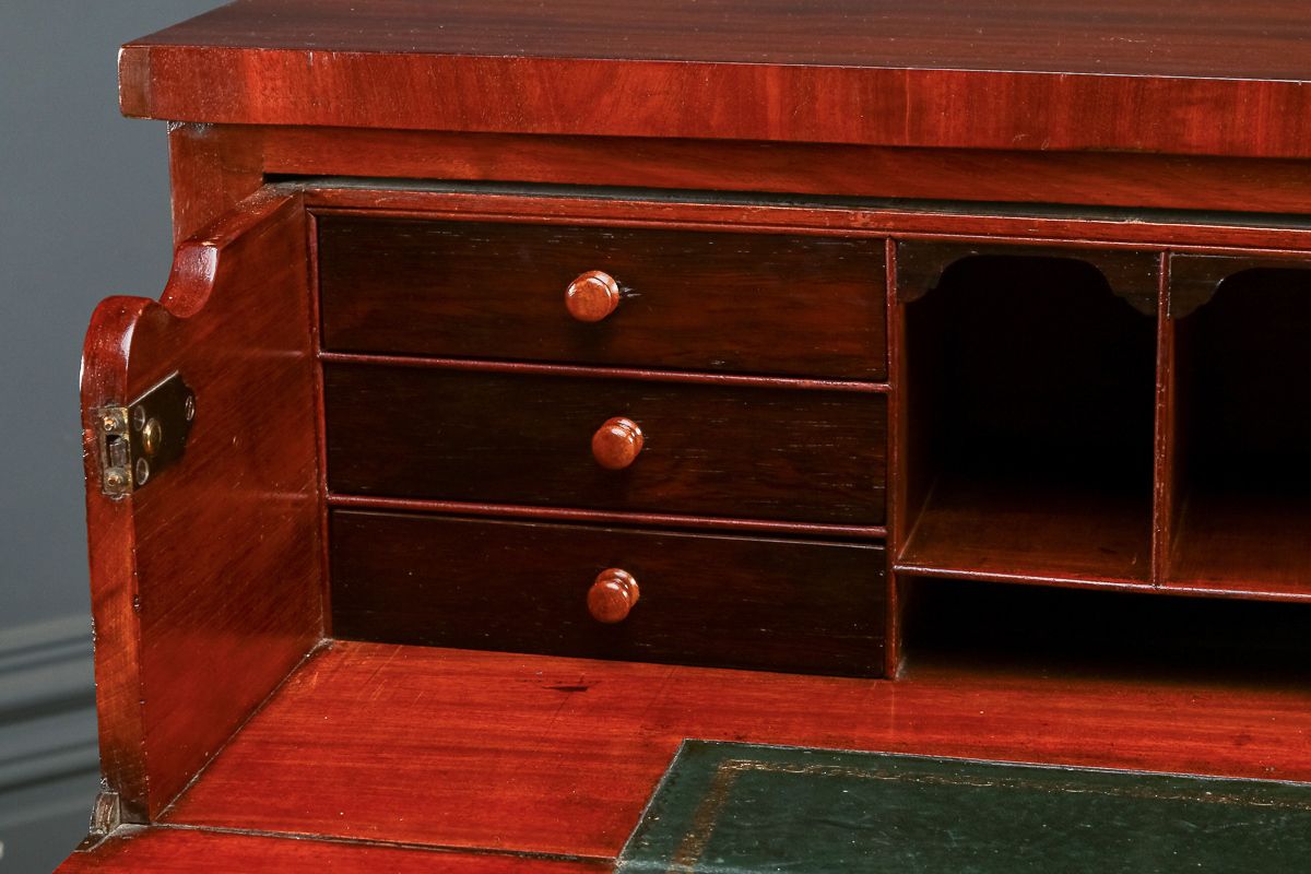 photo buy English William IV Mahogany Secretaire Bureau Desk Chiffonier (Circa 1835)
