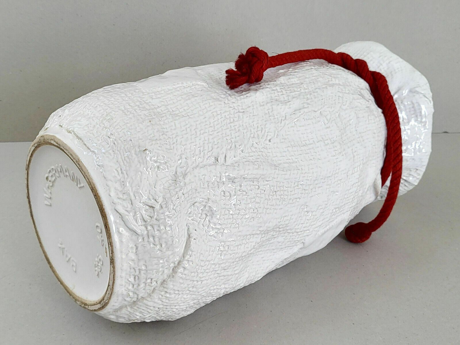photo furniture Vintage Vase 1960 Bay Keramik Giant Jute Bag West Germany Ceramic 60s 1960s