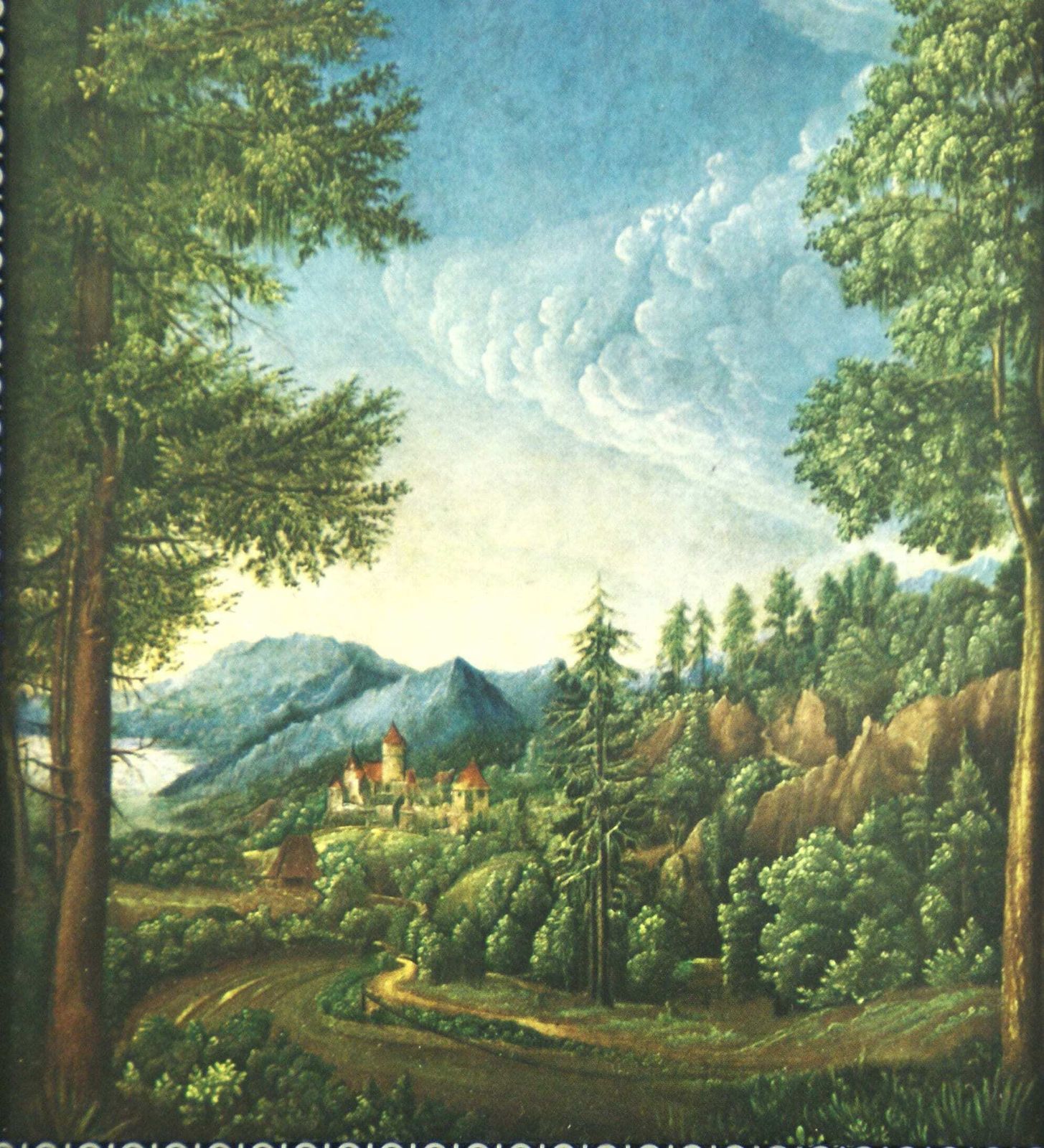Danube Landscape Near Regensburg By Albrecht Altdorfer