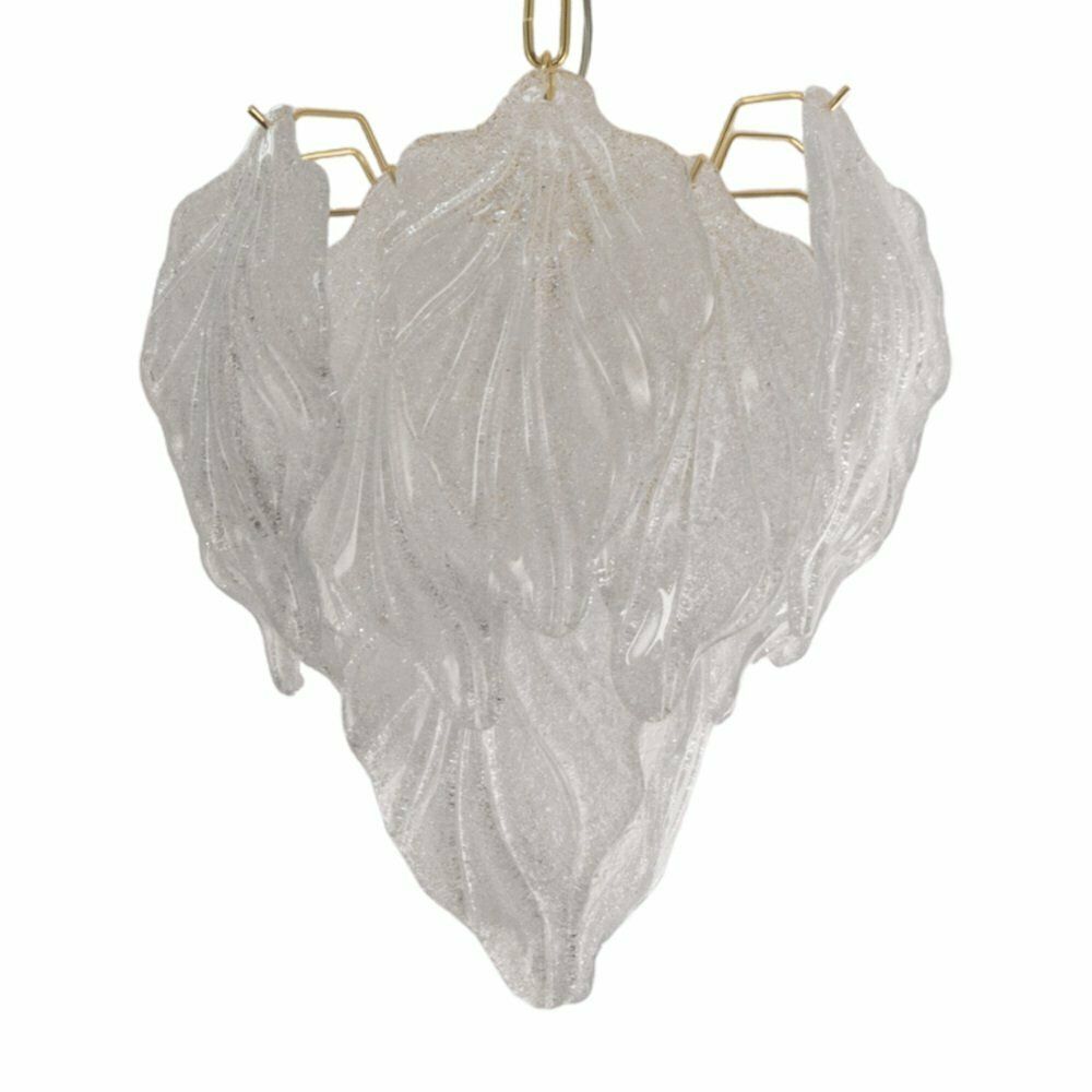 Suspension With Leaves In Murano Glass, Italy, 90s photo furniture