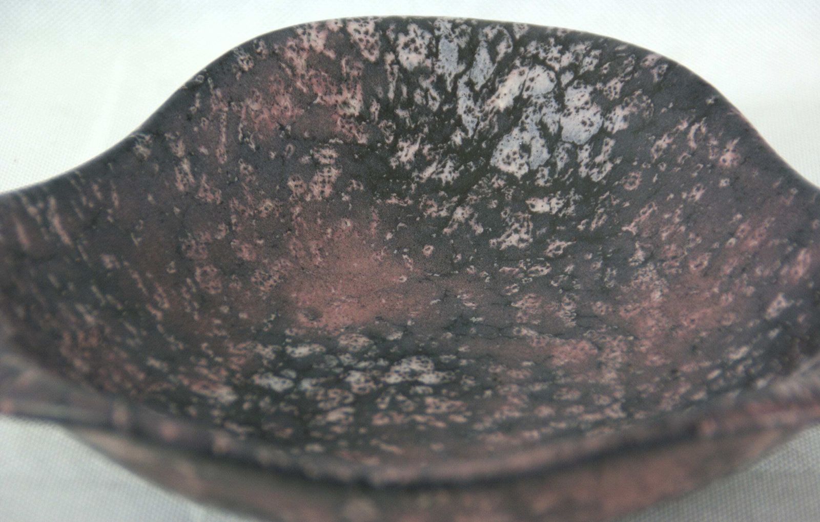 Vintage Lava Ceramic Plate, 1950s photo for sale