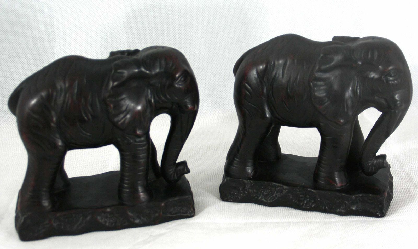 Pair Of Vintage Decorative Elephants   A Symbol Of Strength, Wisdom And Loyalty photo Art