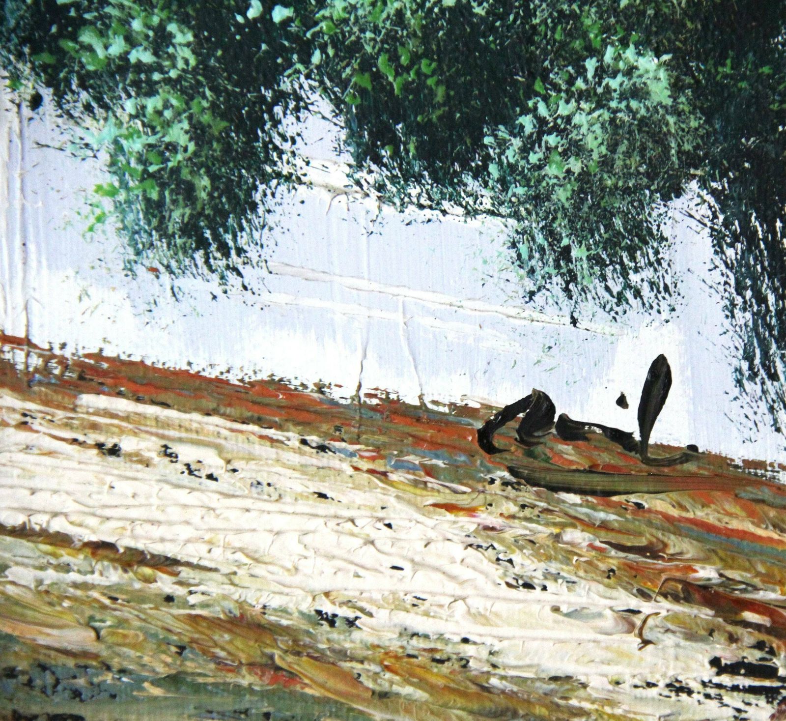 Painting A Street In A Typical Spanish Village. photo buy