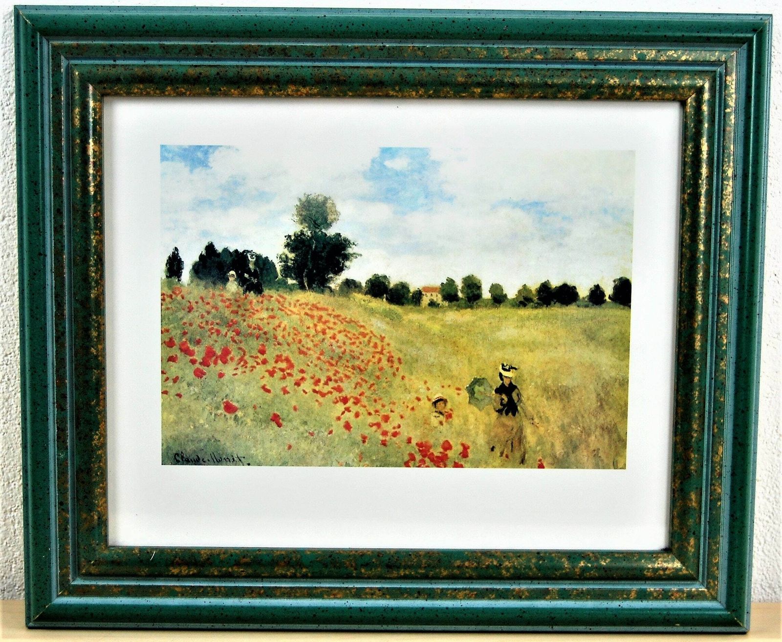The Poppy Field At Argenteuil, By Claude Monet, 1873 (Print Reply) photo furniture