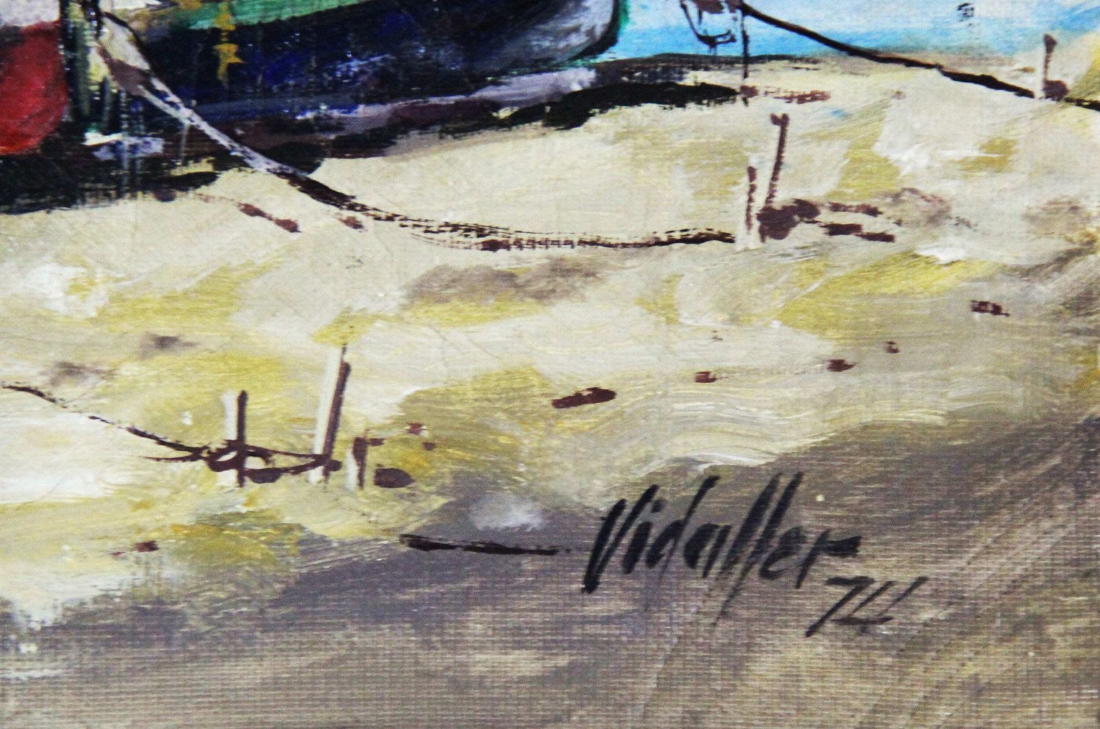 Fishing Boats On A Beach In Spain photo Art