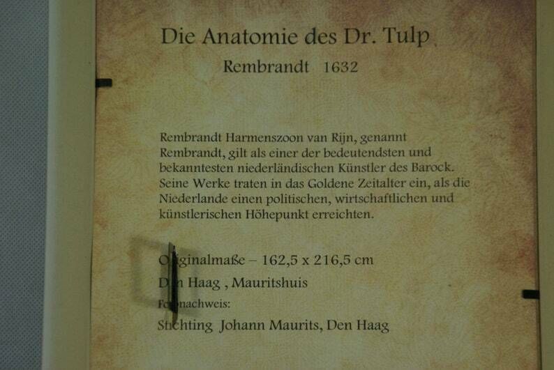photo furniture The Anatomy Of DR. Tulp By Dutch Painter Rembrandt