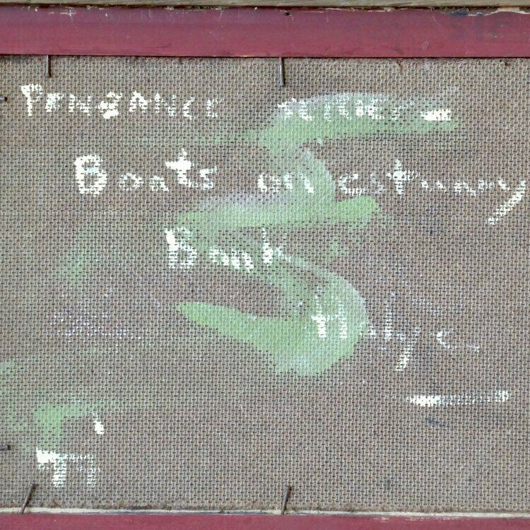 Boats On Estuary Bank Newlyn School photo vinterior