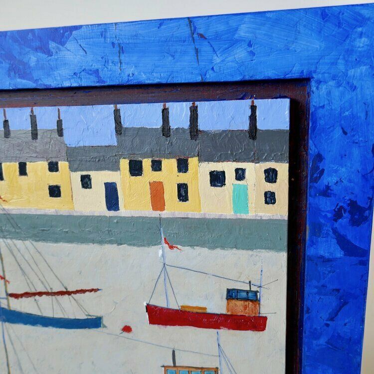 St Mawes Fishing Boats St Ives Naive photo Art