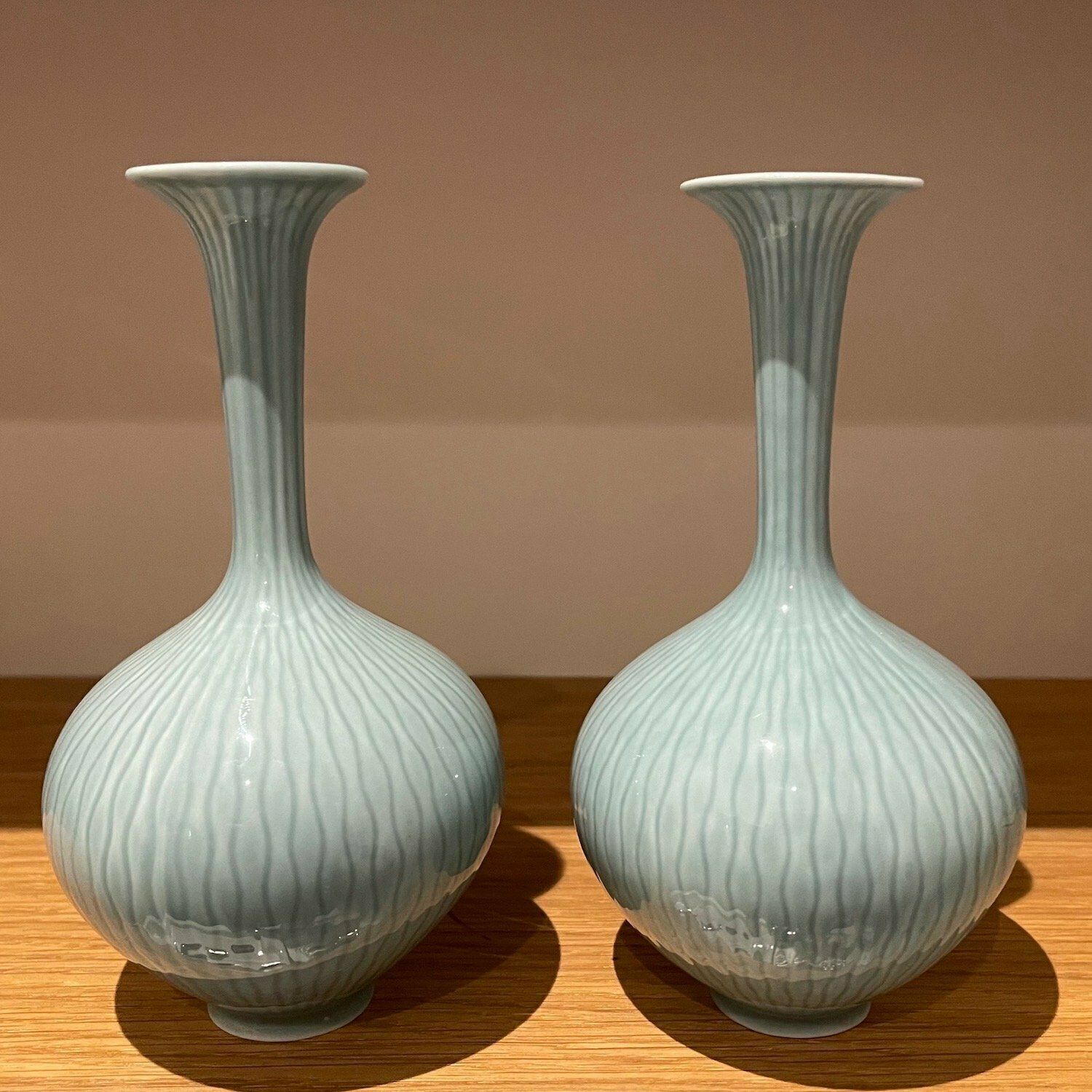 A Pair Of Midcentury Ceramic Vases By Gunnar Nylund, Sweden