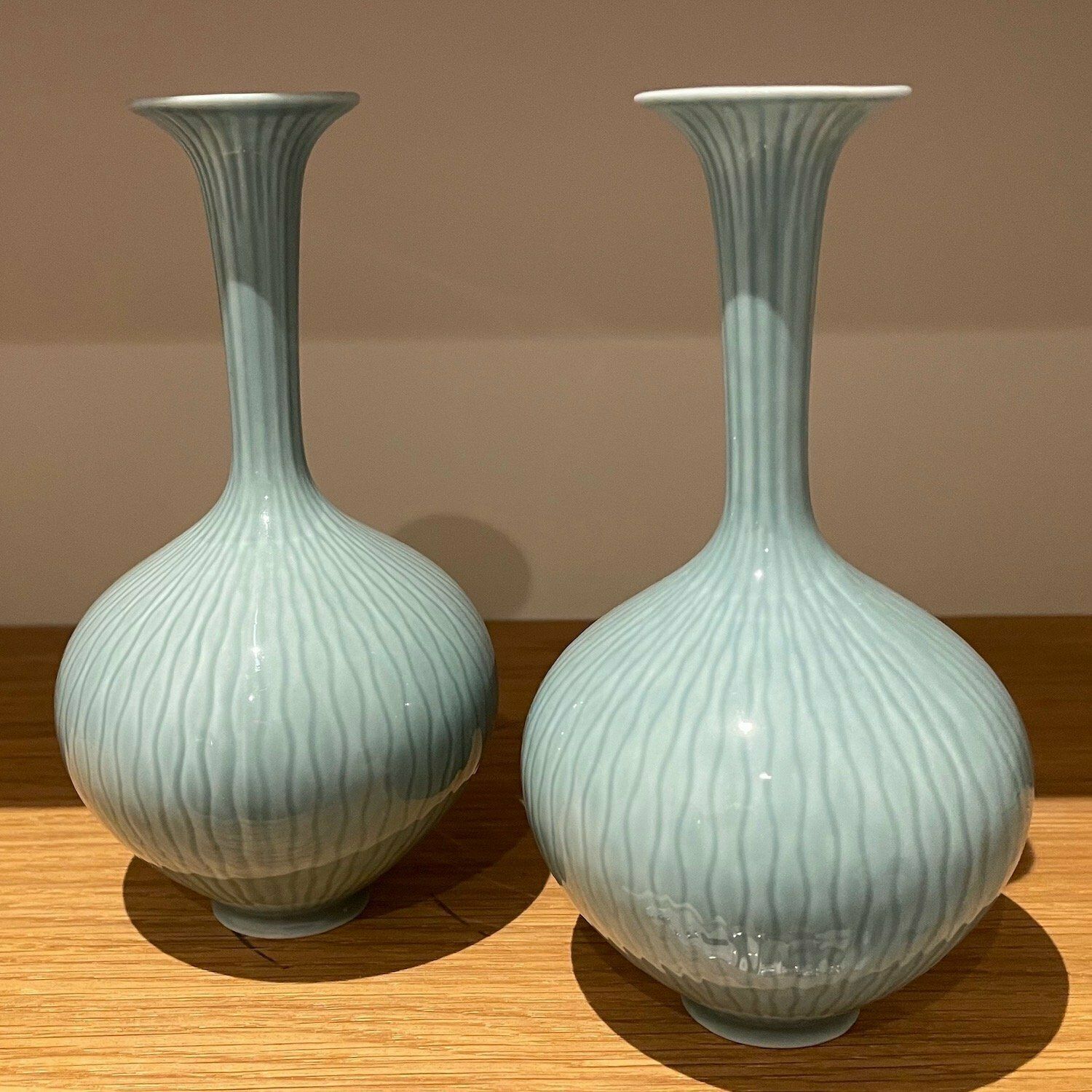 A Pair Of Midcentury Ceramic Vases By Gunnar Nylund, Sweden photo 575.0
