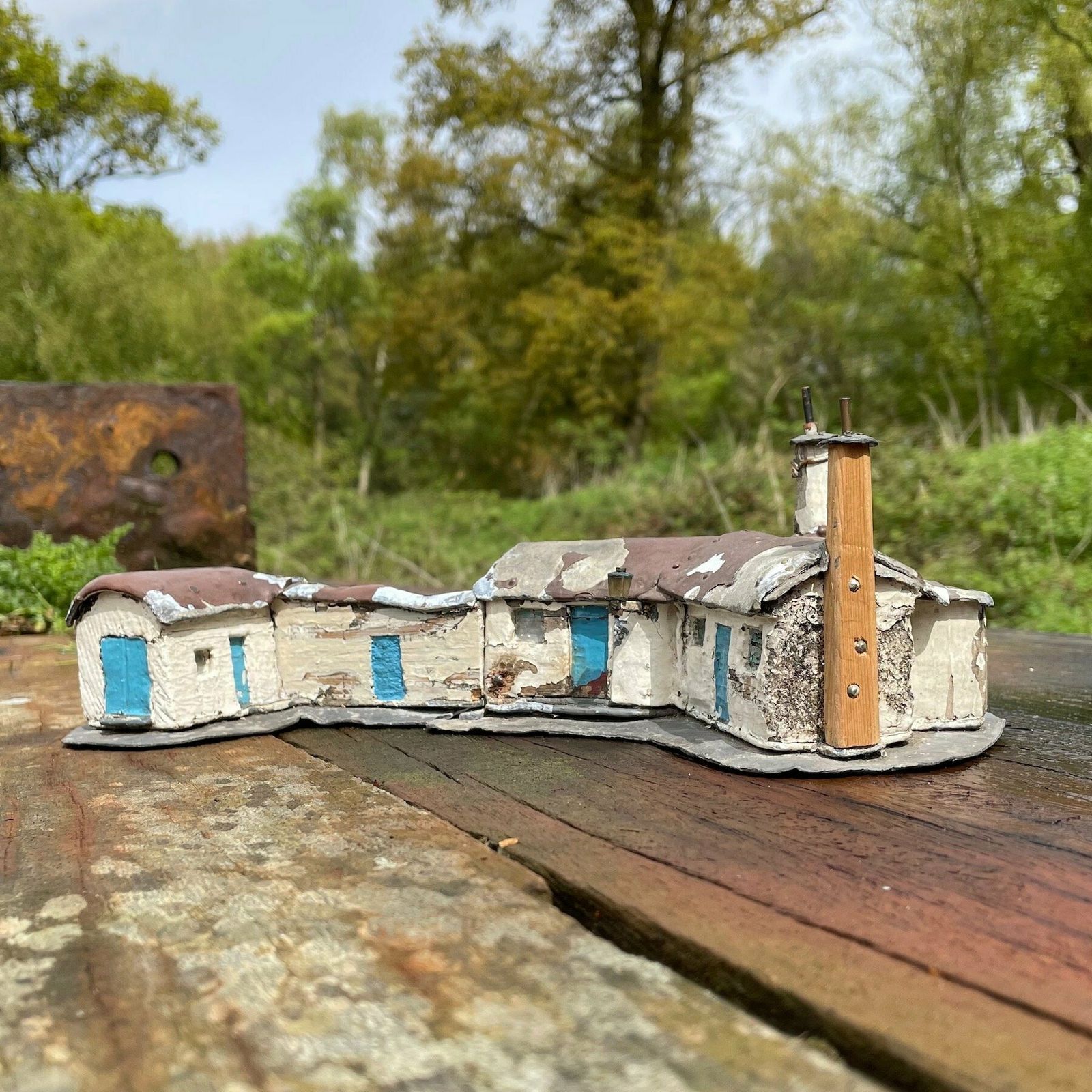 Mid Century Folk Art Farm, 1930s