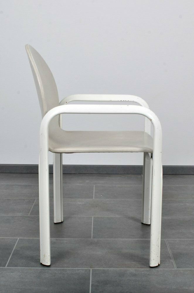 photo buy Orsay Dining Set In Leather By Gae Aulenti For Knoll 1970s Set Of 7