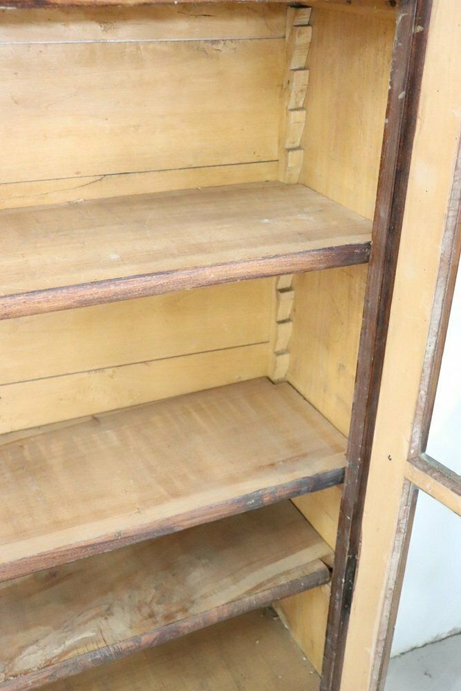 19th Century Poplar Wood Bookcase photo vinterior