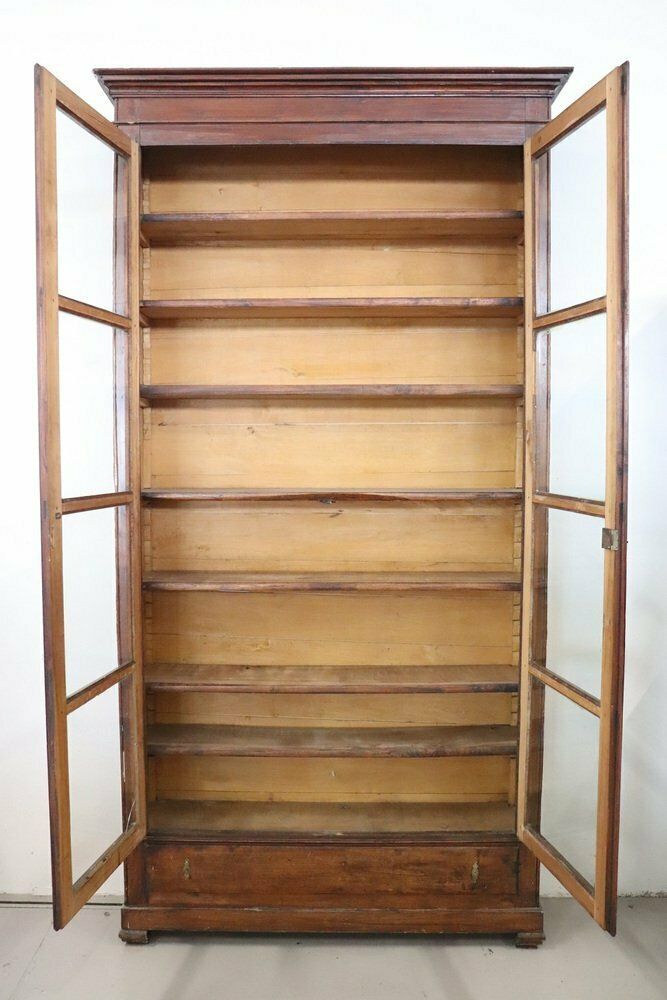 19th Century Poplar Wood Bookcase photo buy