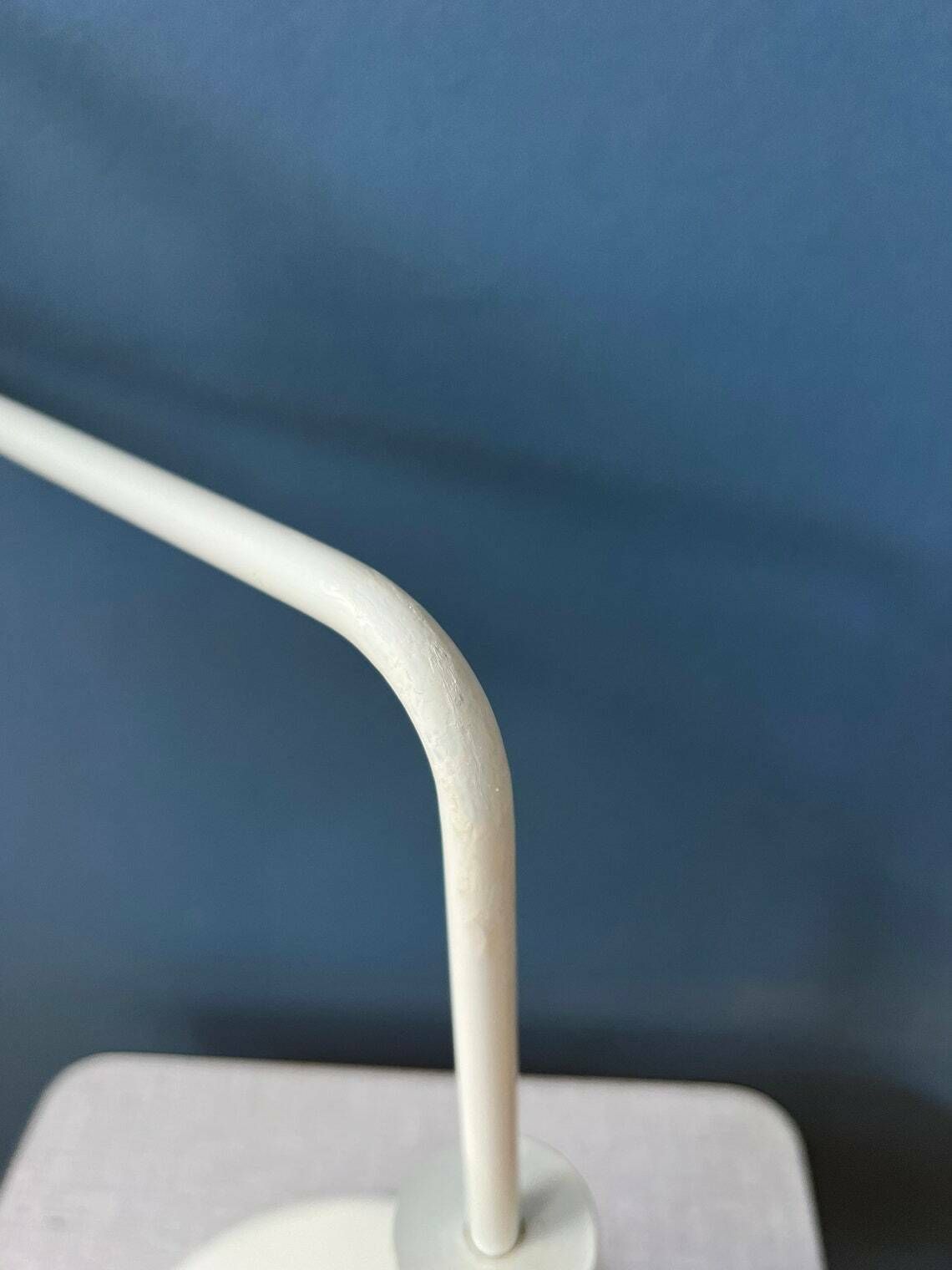 photo for sale Anvia Elbow Tafellamp Van Hoogervorst | Witte Swing Arm Bureaulamp | Mid Century Bureaulamp