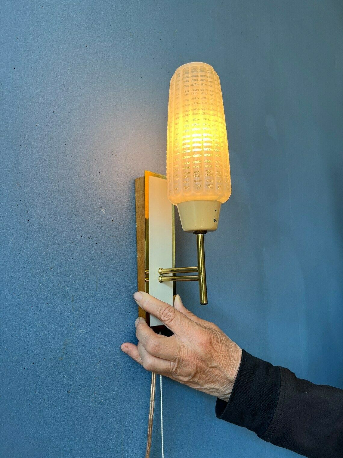 Mid Century Wandlamp | Glazen Wandlamp | Scandinavische Lichtarmatuur photo Verlichting
