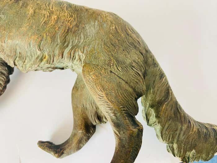 Antique Vienna Bronze Sculpture Of A Dog In Jules Moigniez Style, France, 1880 photo furniture