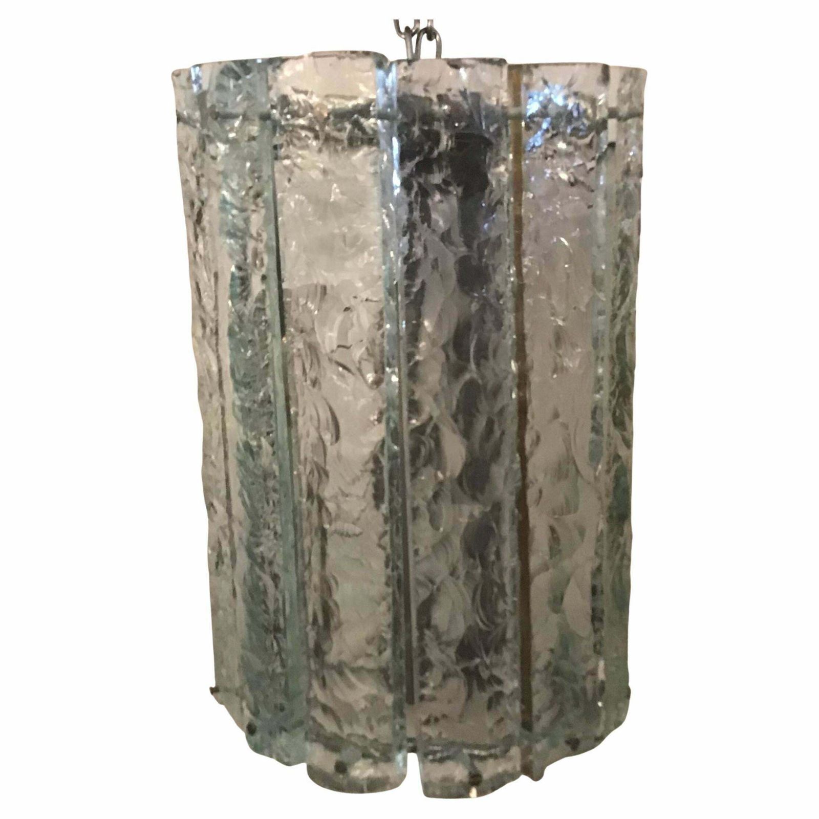 Max Ingrand Fontana Arte N 4 Sconces Glass Metal Crome 1960 Italy