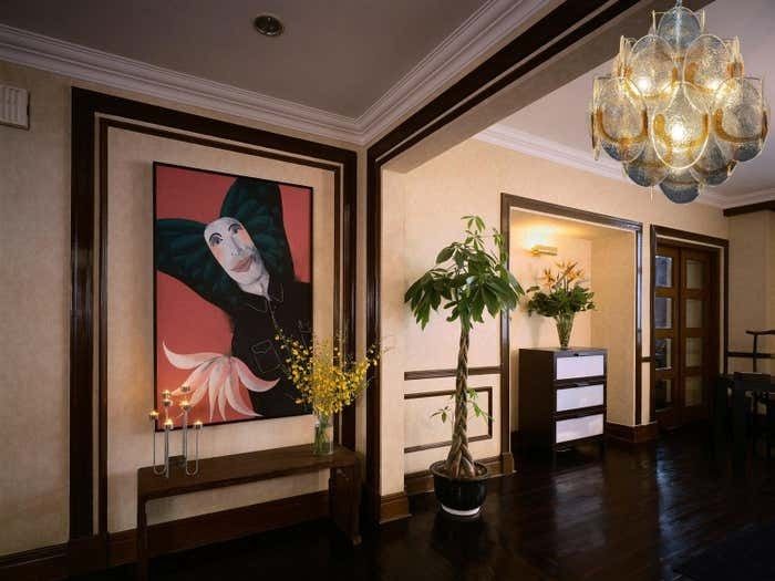 photo vinterior Amazing Vintage Italian Murano Chandeliers   36 Amber Shells