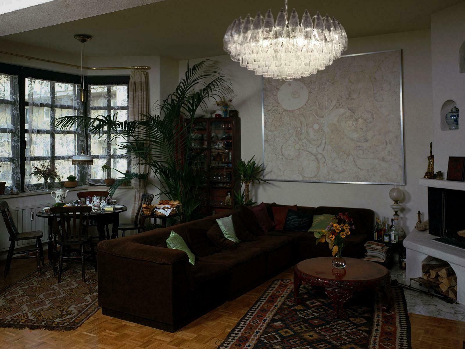 Beautiful Murano Glass Chandeliers   185 Iridescent Glasses photo furniture