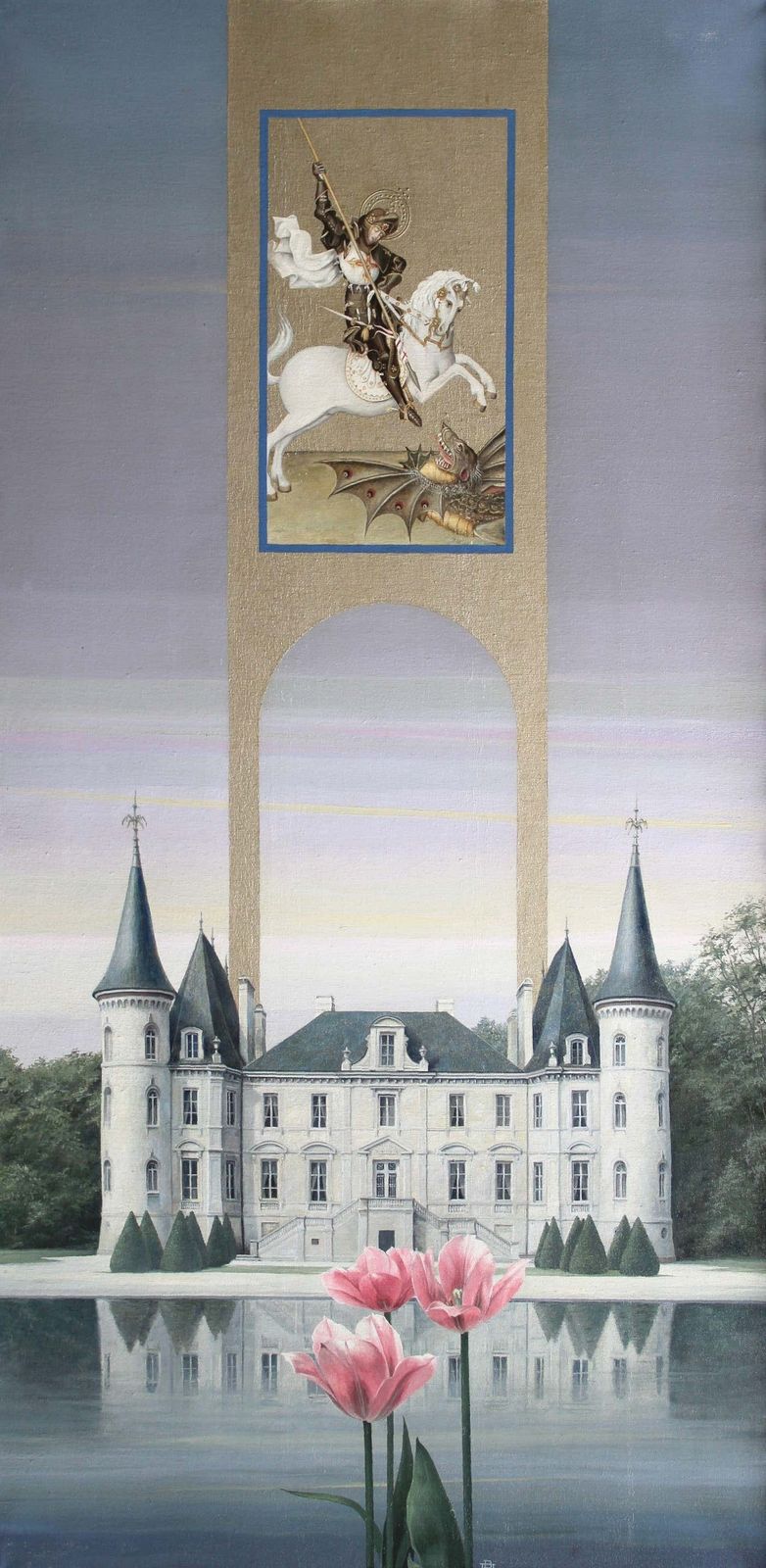 Vladimir Pavlov Chateau Pichon Longueville. 1994. Canvas, Oil 1994