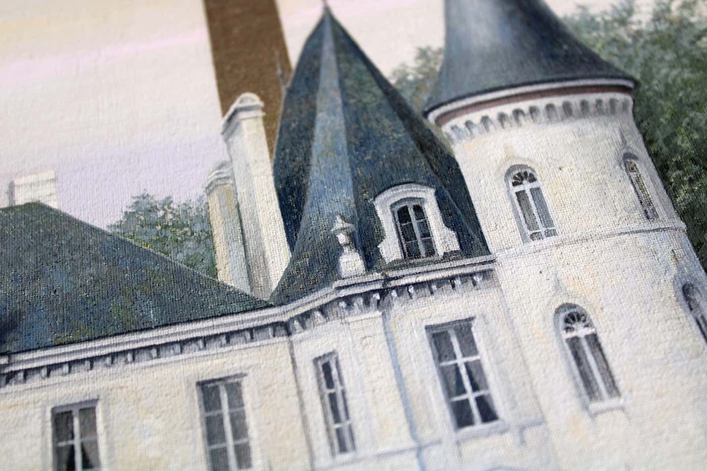 Art Vladimir Pavlov Chateau Pichon Longueville. 1994. Canvas, Oil 1994 photo