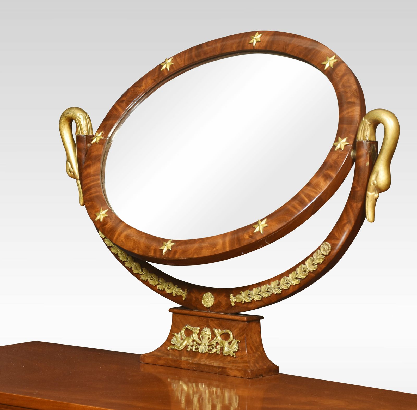 19th Century French Empire Mahogany Dressing Table photo for sale