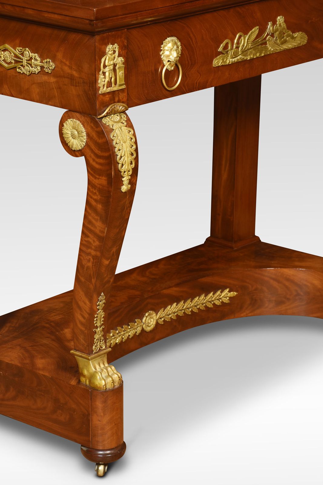 photo for sale 19th Century French Empire Mahogany Dressing Table