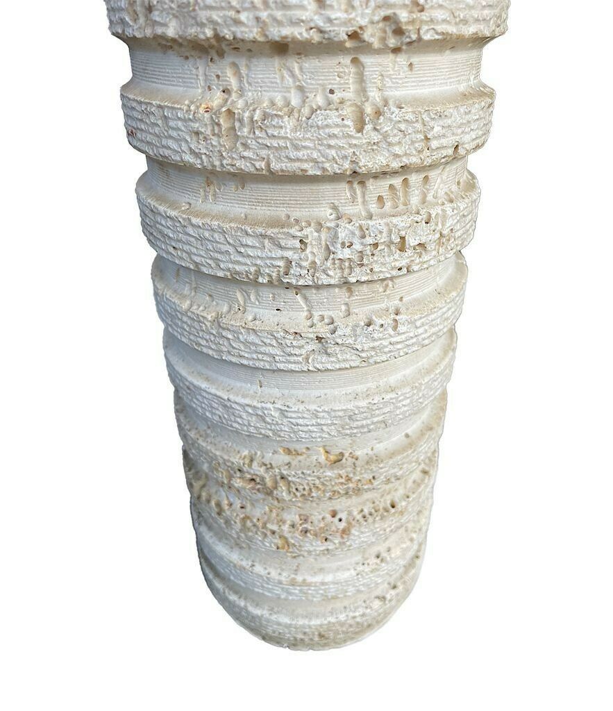 A Large Italian 1970s Travertine Lamp By Fratelli Mannelli With Brass Fittings photo 1100.0