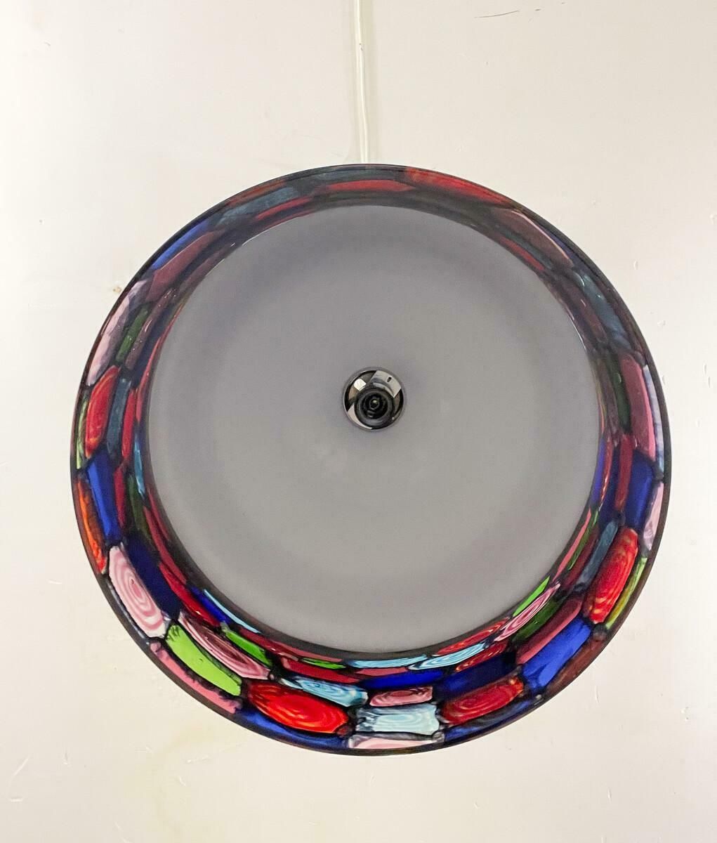 Mid Century Suspension Tinta By Renato Toso And Note Massari For Leucos Italy photo Lighting