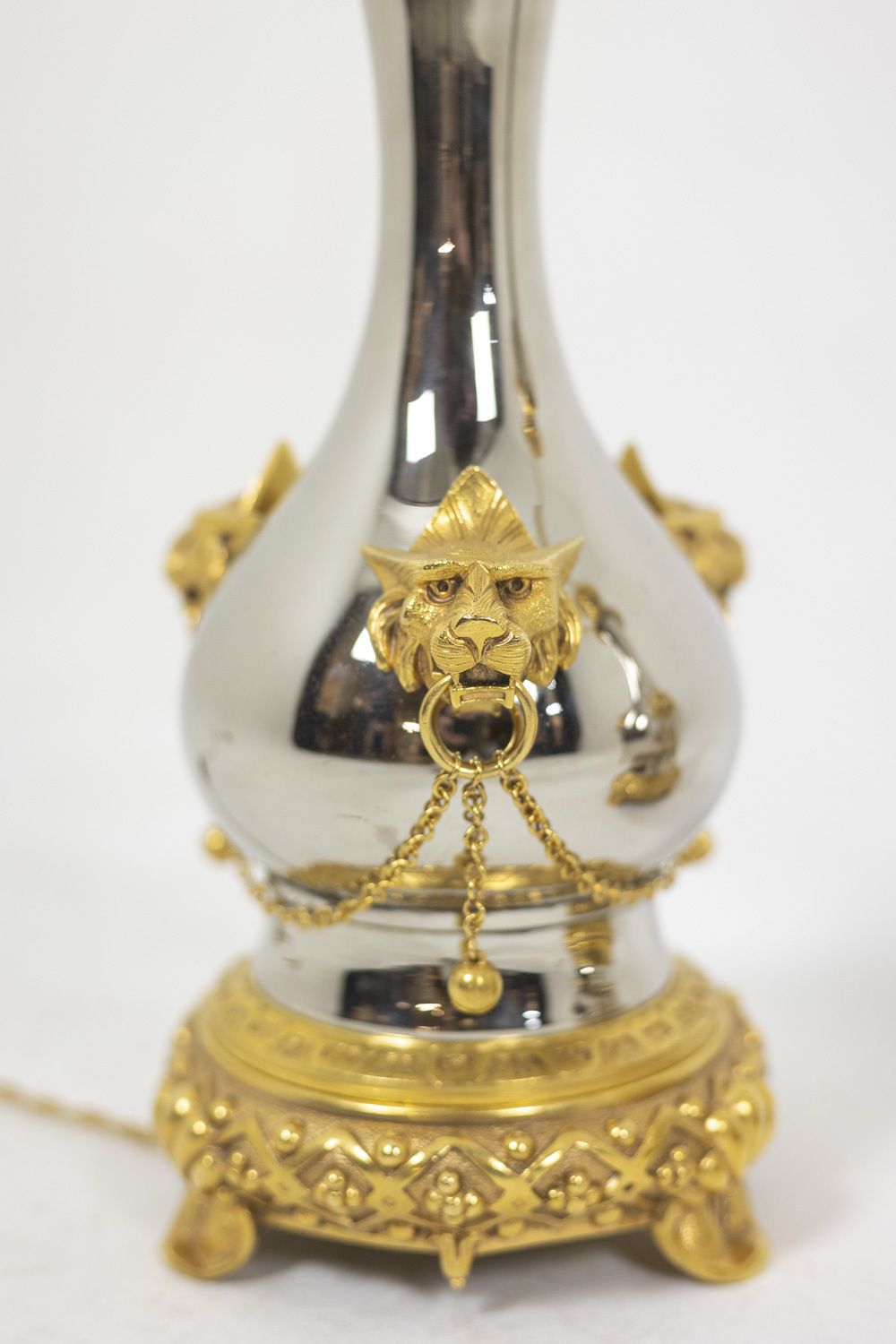 Pair Of Lamps In Metal And Gilded Bronze, Circa 1880 photo 4400.0